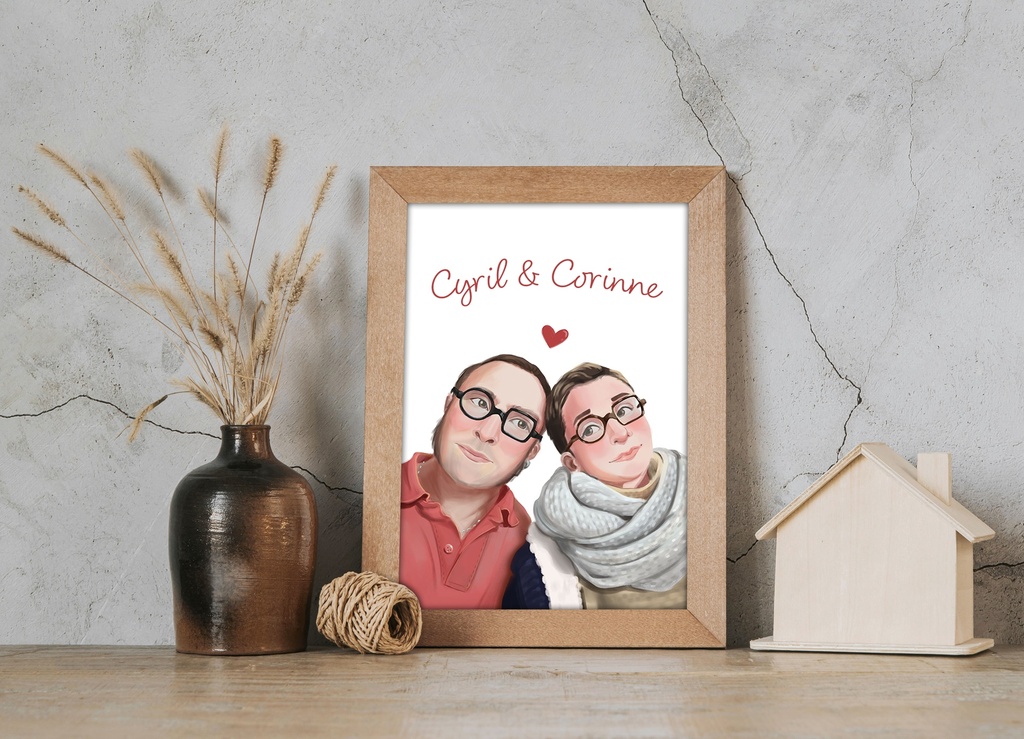 Cadeau couple personnalisé